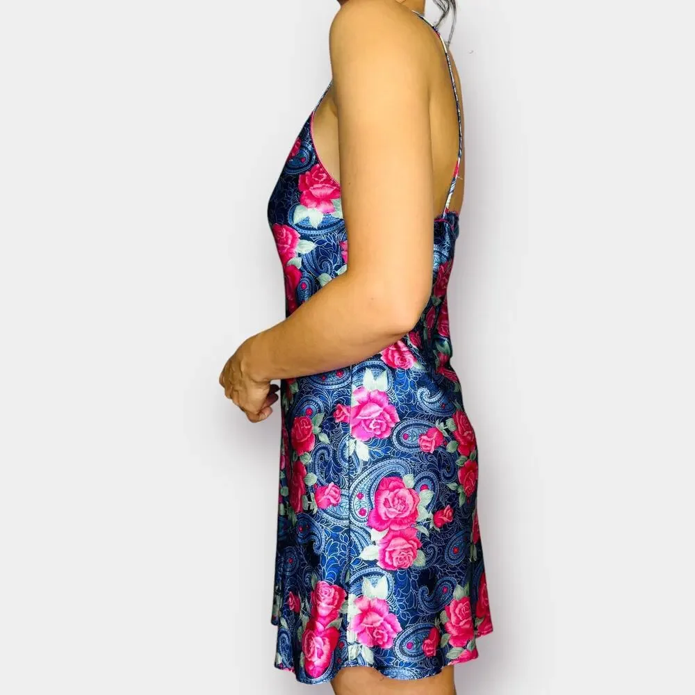 90s Purple Pink Slip Nightie‎